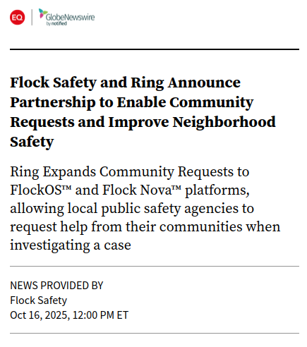 Flock and Ring Partnership